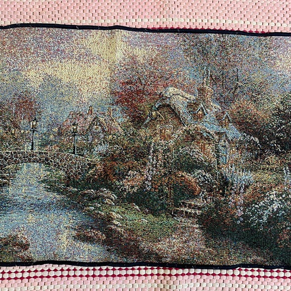 NWOT Thomas Kinkade table runner - Picture 5 of 7